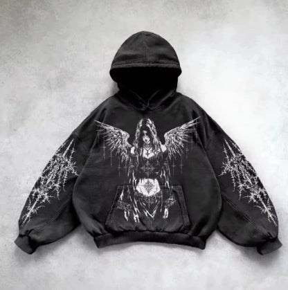 Y2K Retro Zipper Hoodie