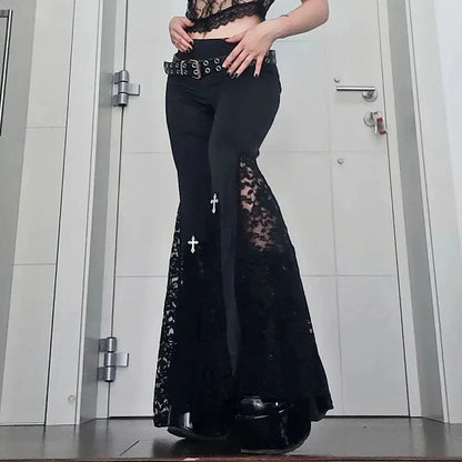 Flared Velvet Pants