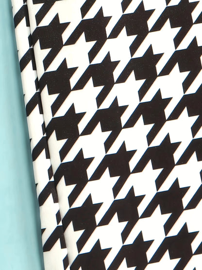 Houndstooth Flare Pants