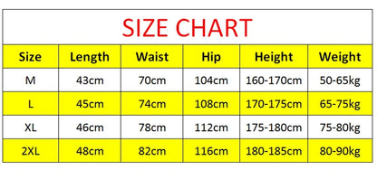 Men’s Zipper Pocket Fitness Shorts