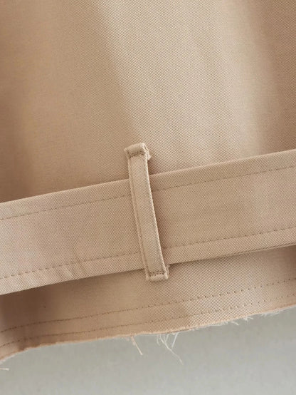 Cropped Trench Jacket
