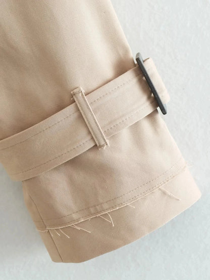 Cropped Trench Jacket