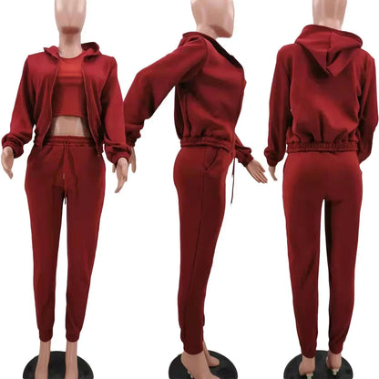 Women Sportswear Fleece Set