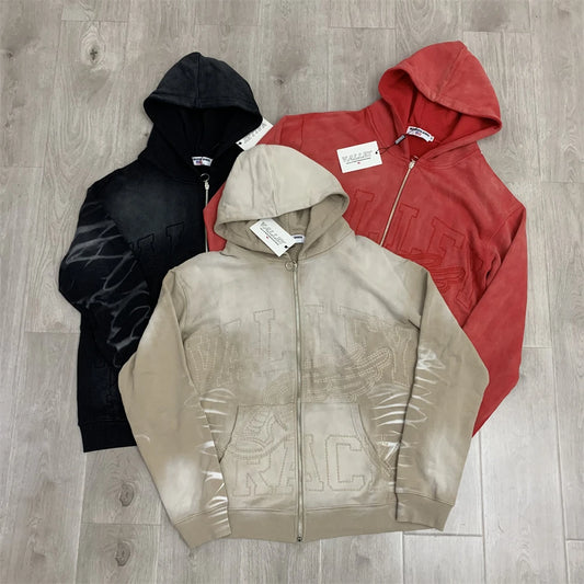 Wing Vale Zip-Up Hoodie