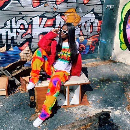 Tie-Dye Cargo Pants