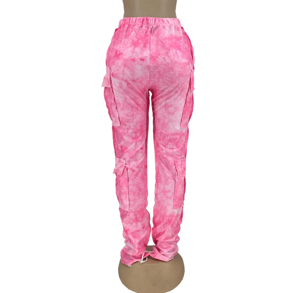 Tie-Dye Cargo Pants