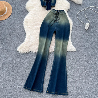 SINGREINY Women Denim Set