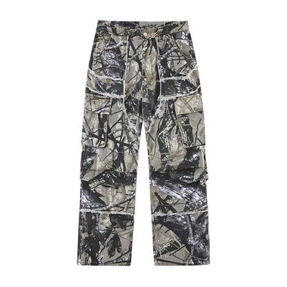 Y2K Flare Cargo Pants