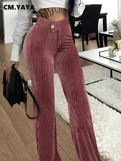 Corduroy Wide Pants