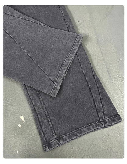 Retro Distressed Washed Sweatpants