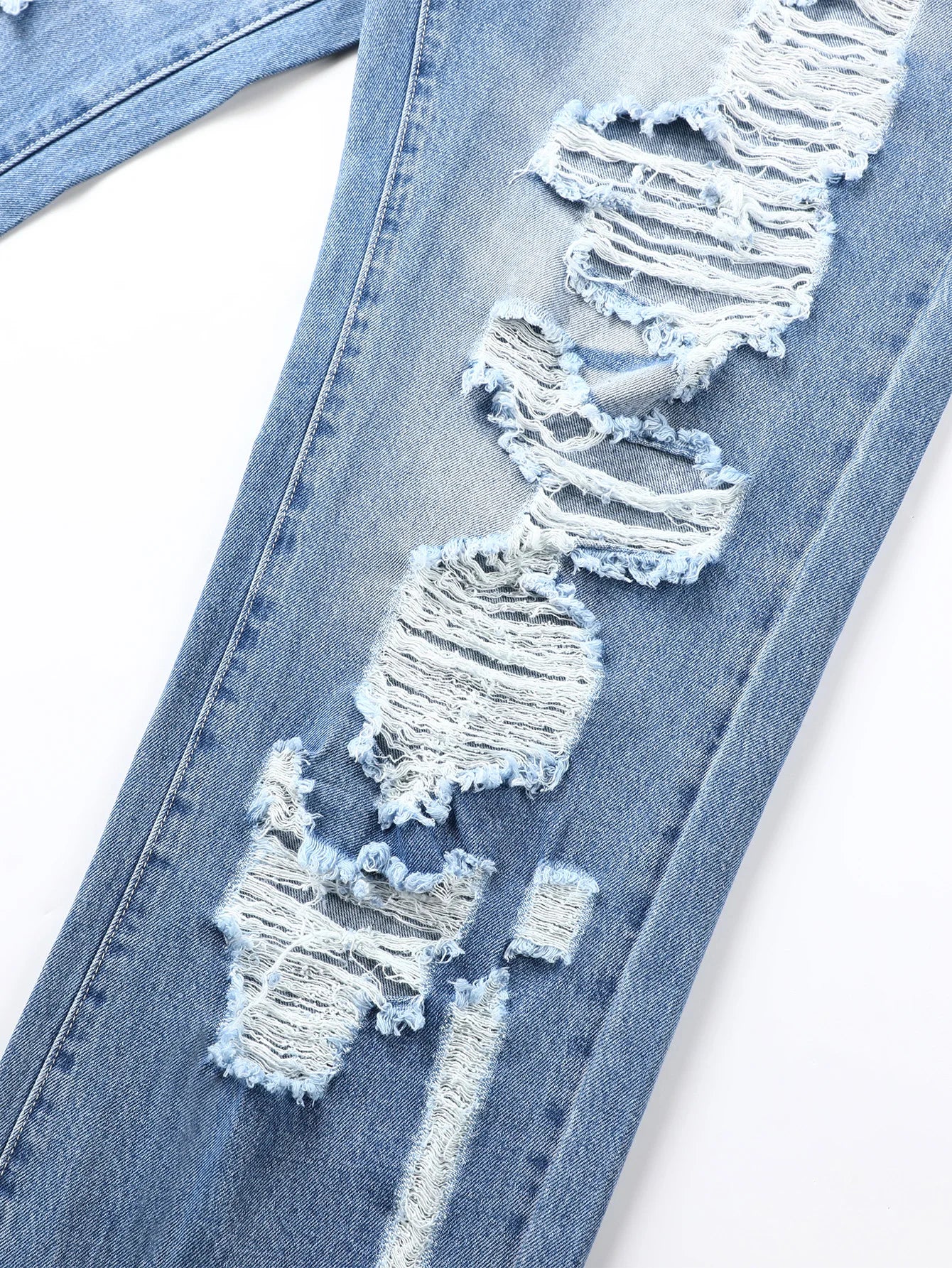 Y2K Ripped Baggy Denim