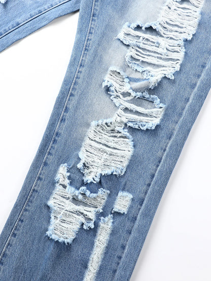 Y2K Ripped Baggy Denim