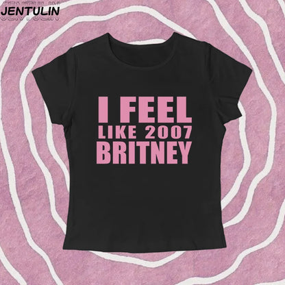 Y2K Crop Baby Tee
