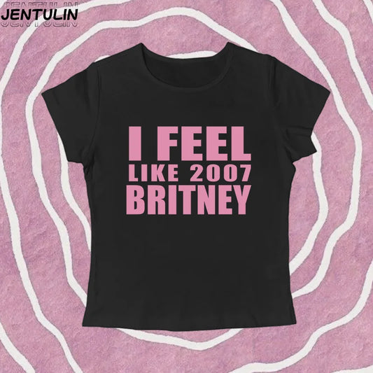 Y2K Crop Baby Tee