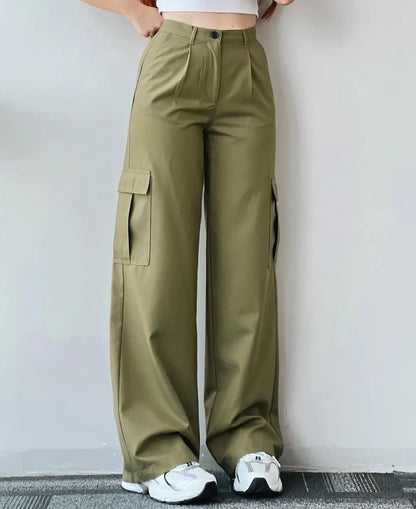 Y2K Wide Leg Cargo Streetwear Pants