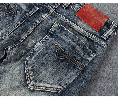 Men’s Retro Ripped Jeans