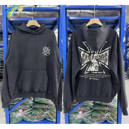 Vintage Washed West Coast Hoodie