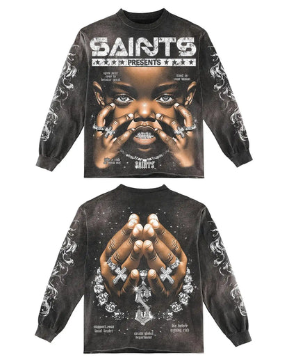 Vintage Graphic Long Sleeve Tee