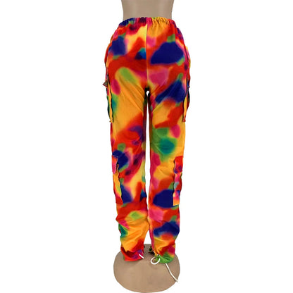 Tie-Dye Cargo Pants