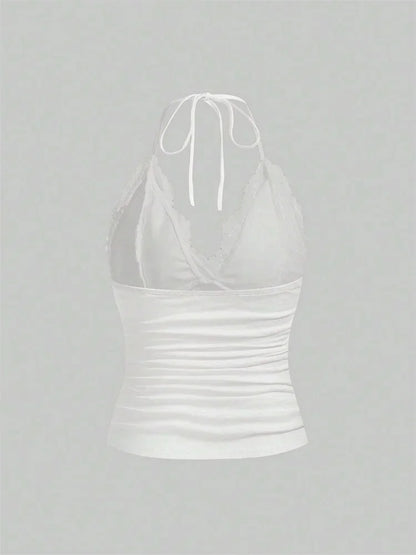 Y2K Lace Tank Top