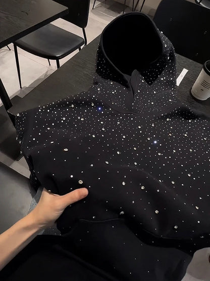 Unisex Rhinestone Hoodie
