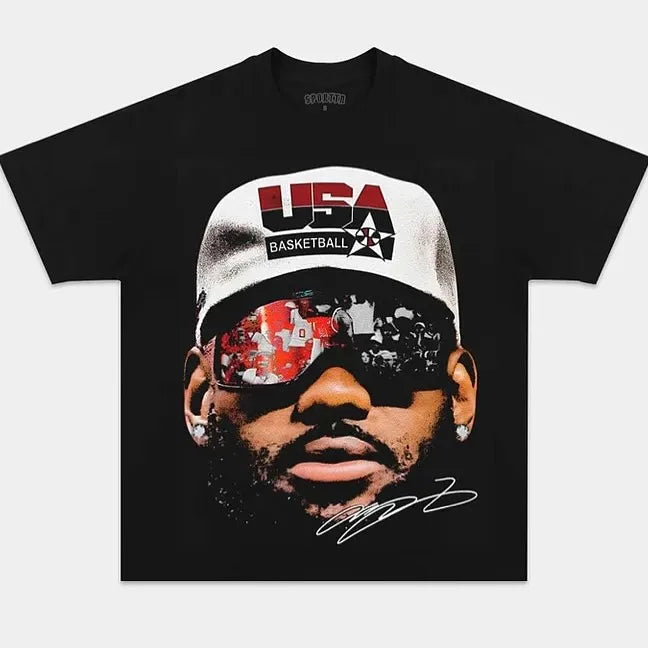 Y2K Vintage Basketball T-Shirt
