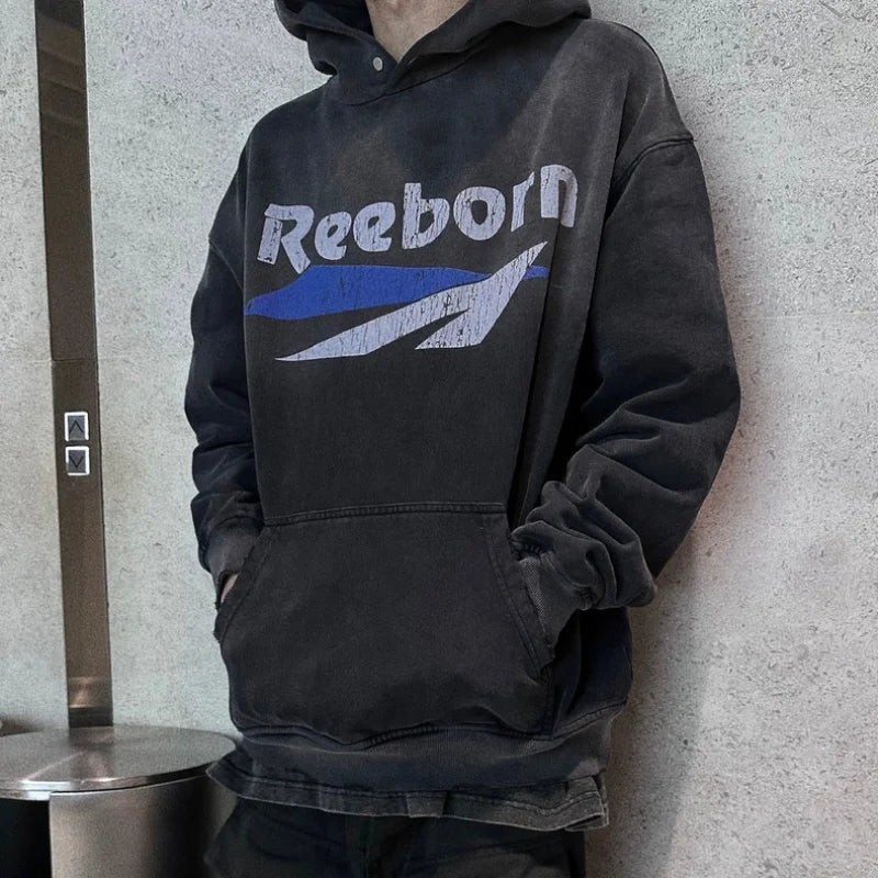 Retro Streetwear Hoodie