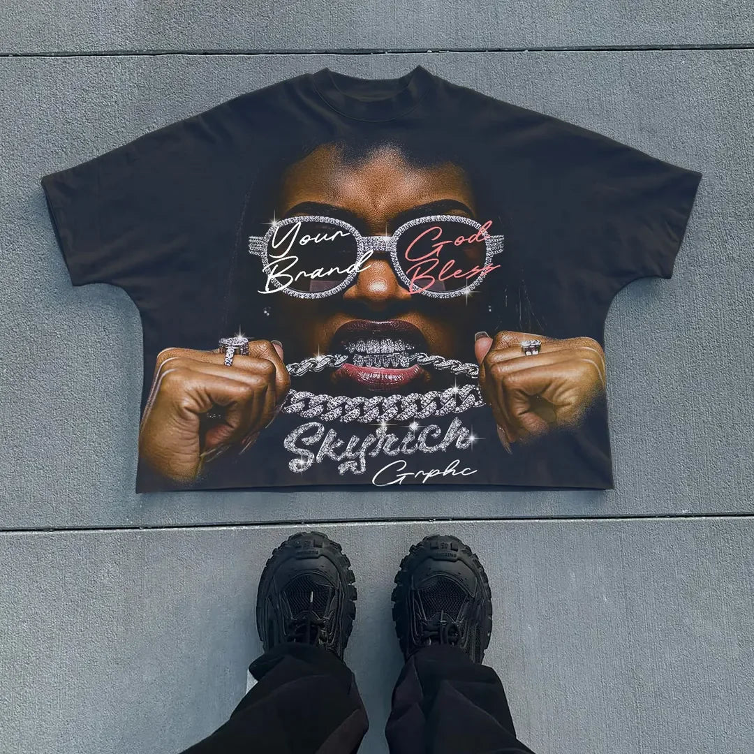 Graphic Statement Loose Fit Tee