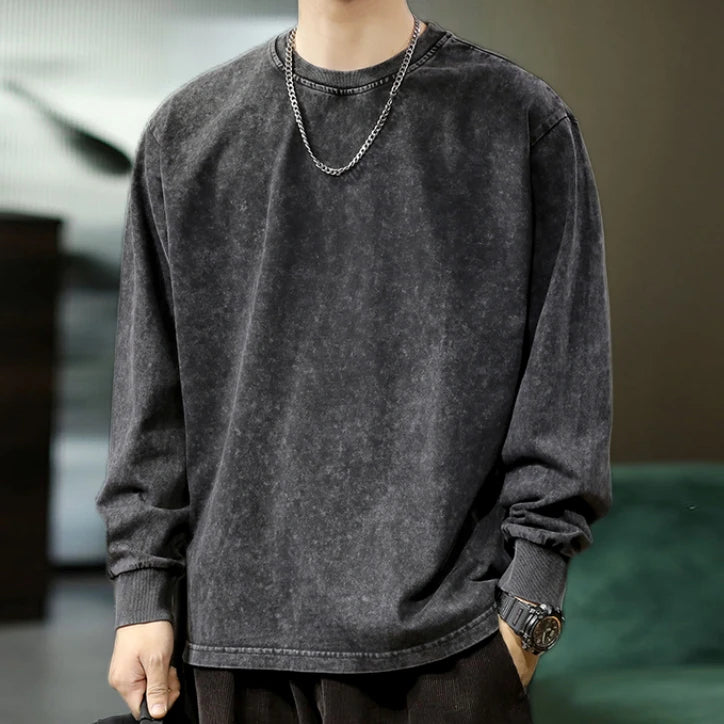 Vintage Washed Cotton Sweatshirt