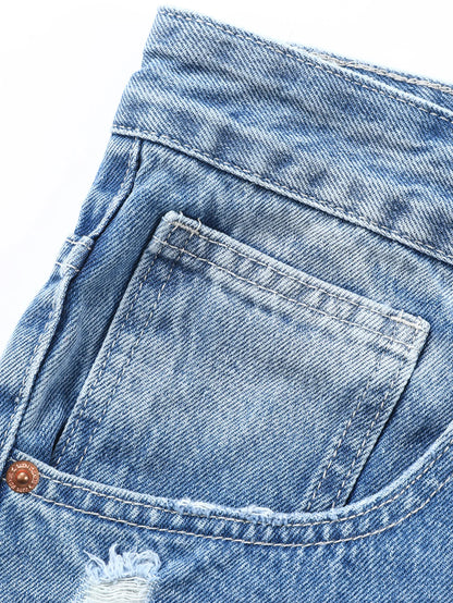 Y2K Ripped Baggy Denim