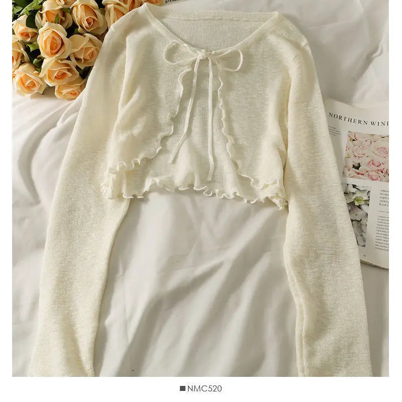 Bow Lace Crop Top