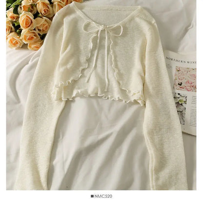 Bow Lace Crop Top