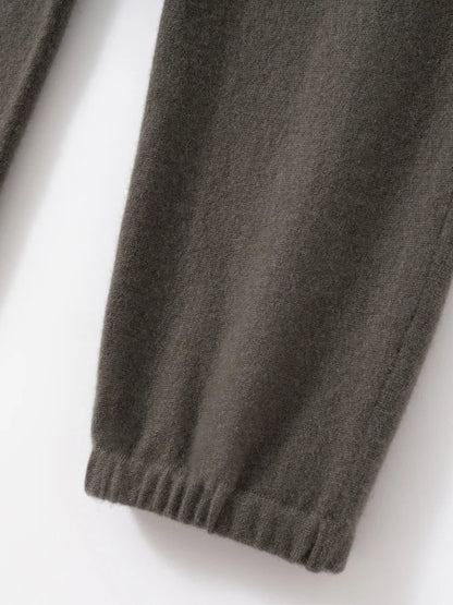Cashmere Hooded Cardigan Set