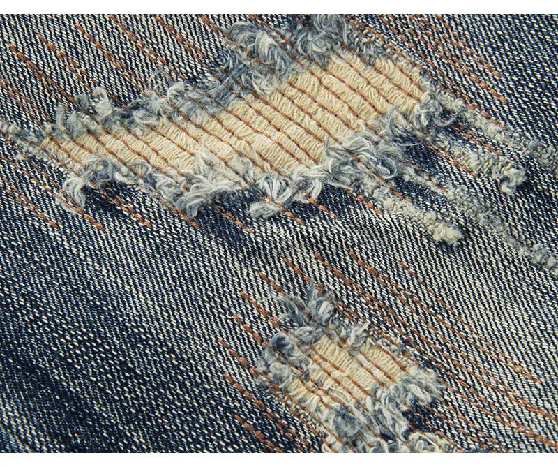 Men’s Retro Ripped Jeans