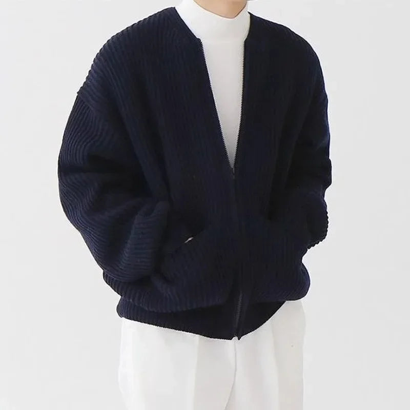 Men Zipper Sweater