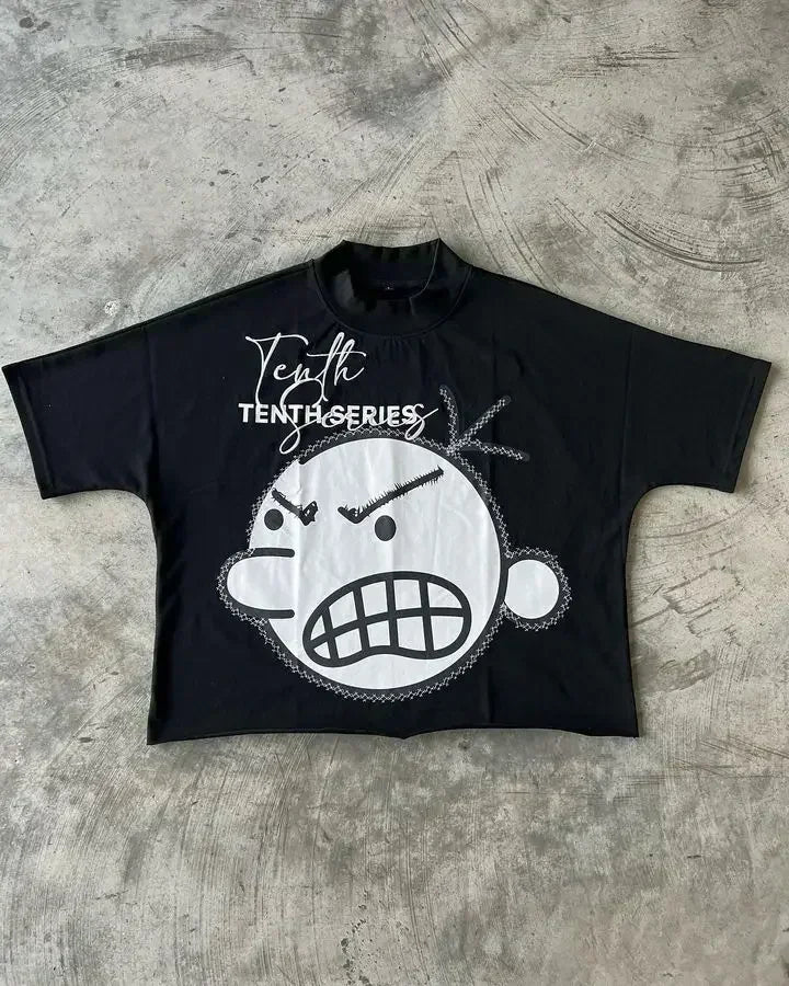 Hip-Hop graphic Print Tee