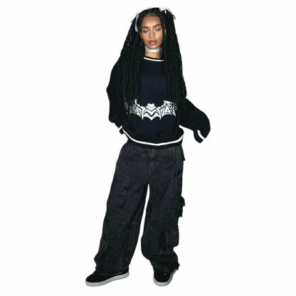 Y2K Vintage Baggy Cargo Jeans