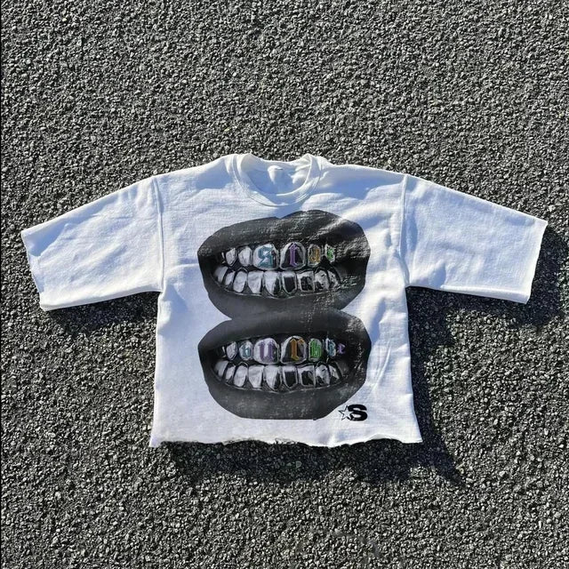Hip-Hop graphic Print Tee