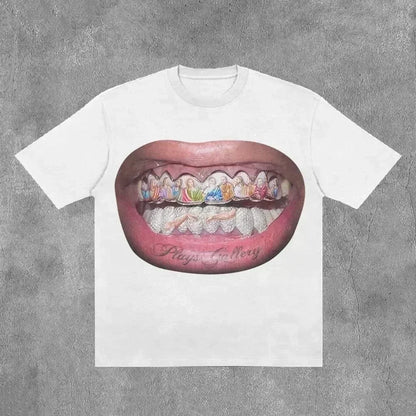 Hip-Hop graphic Print Tee