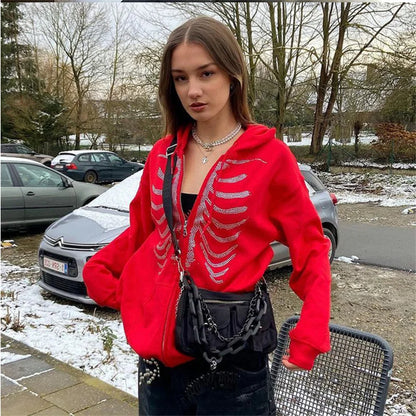 Gothic Skull Hoodie