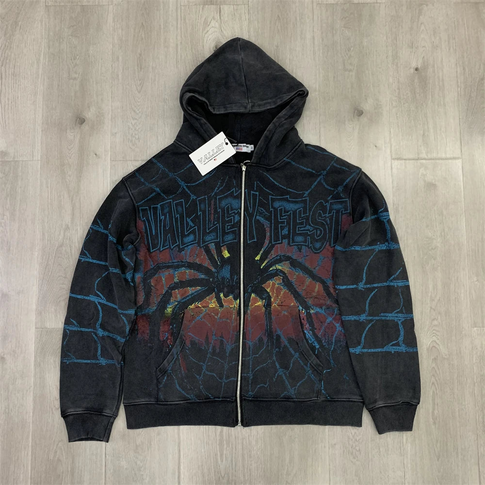 Wing Vale Zip-Up Hoodie
