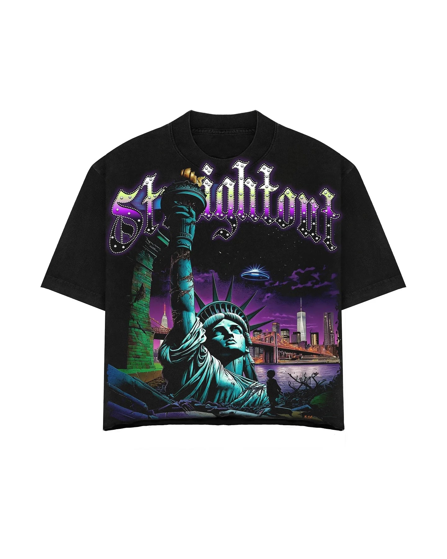 Gothic Liberty Graphic Tee