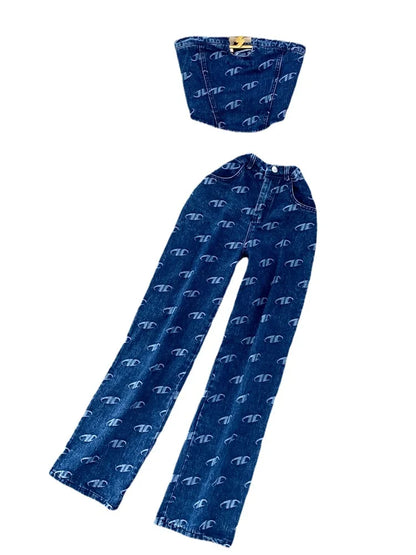 Women's Two-Piece Crop Set