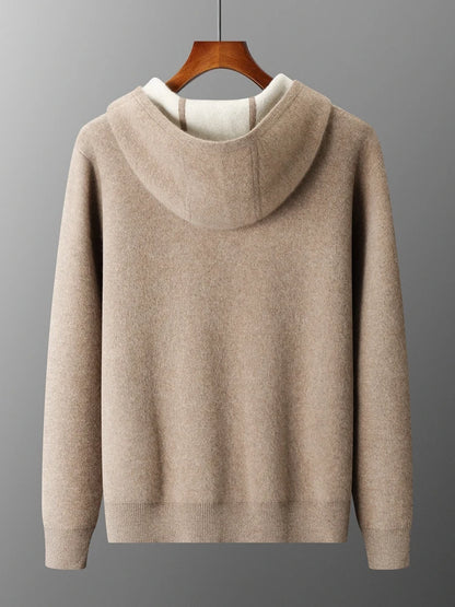 Cashmere Zipper Hoodie Set
