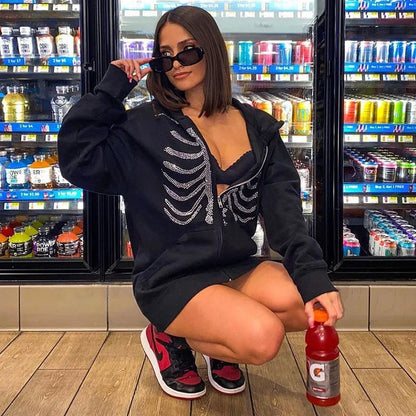 Gothic Skull Hoodie