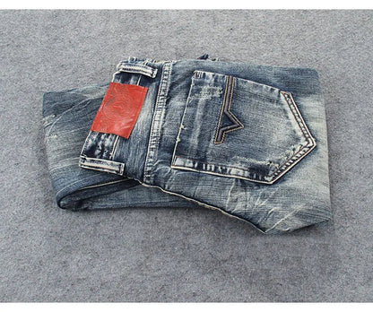 Men’s Retro Ripped Jeans
