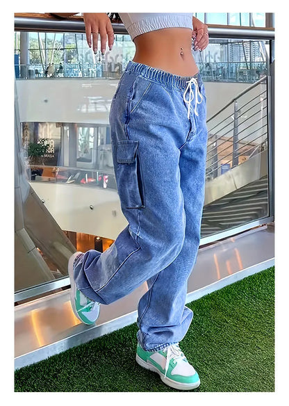 Women’s Cargo Denim Jeans