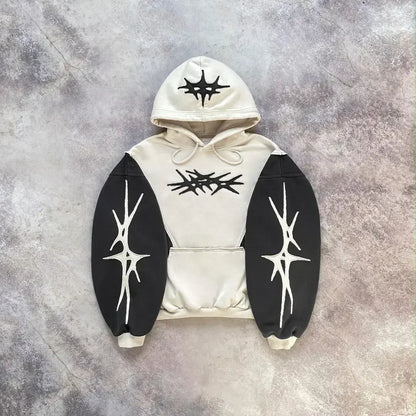Dark Retro Streetwear Hoodie